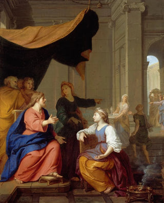 The Christ in the house of Martha and Mary - Anonymous — artwork view