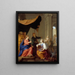 The Christ in the house of Martha and Mary - Anonymous — framed artwork on a wall