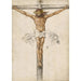 Reproduction of the painting Christ on the Cross - Anonymous