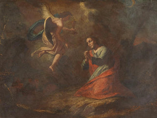 Christ praying on the Mount of Olives - Anonymous — artwork view