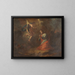 Christ praying on the Mount of Olives - Anonymous — framed artwork on a wall