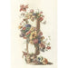 Reproduction of the painting Vase cylindrique avec couronne de fleurs - Anonyme