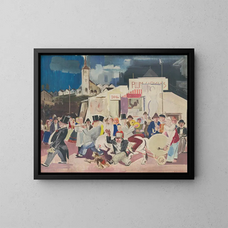 Circus - Anonymous — framed artwork on a wall