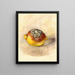 Citrus lemon - Anonymous — framed artwork on a wall