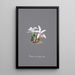 Collection of Orchids Pl15 - Anonymous — framed artwork on a wall