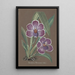 Orchid Collection Painting Pl20 - Anonymous — framed artwork on a wall