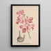 Collection of orchids Pl72 - Anonymous — framed artwork on a wall