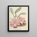 Collection of Orchids Pl80 - Anonymous — framed artwork on a wall