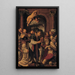 Communion of Saint Jerome - Anonymous — framed artwork on a wall