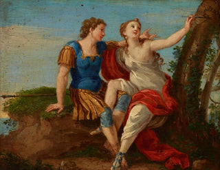Couple amoureux: Angelica et Médor - Anonyme — artwork view