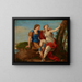 Couple amoureux: Angelica et Médor - Anonyme — framed artwork on a wall