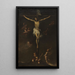 Crucifixion - Anonymous — framed artwork on a wall