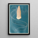 Ctenophores Painting - Anonymous — framed artwork on a wall