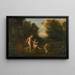 Cyparissus mourning the stag - Anonymous — framed artwork on a wall
