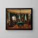 Salon at the great merchant Frederik Dithmer in Copenhagen - Anonymous — framed artwork on a wall