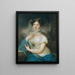 Portrait of a Lady - Anonymous — framed artwork on a wall