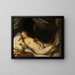 Danaé and the Golden Rain Painting - Anonymous — framed artwork on a wall