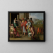 The Judgment of Daniel - Anonymous — framed artwork on a wall