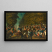 The military celebration at Prater on October 18, 1814 - Anonymous — framed artwork on a wall