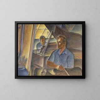 Rêves de jour - Anonyme — framed artwork on a wall