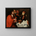 The Disciples at Emmaus - Anonymous — framed artwork on a wall