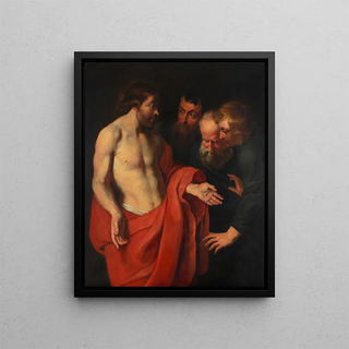Thomas the Incredulous - Anonymous — framed artwork on a wall