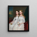 Les sœurs Dennison - Anonyme — framed artwork on a wall