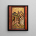Descente aux enfers - Anonyme — framed artwork on a wall