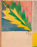 Conception of a textile with a stylized leaf - Anonymous — artwork view