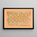 Conception for stained glass - Anonymous — framed artwork on a wall