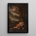 Reproduction of the painting Diane et Endymion - Anonymous