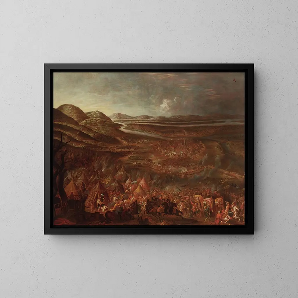 The Battle of Vienna of September 12, 1683 - Anonymous — framed artwork on a wall