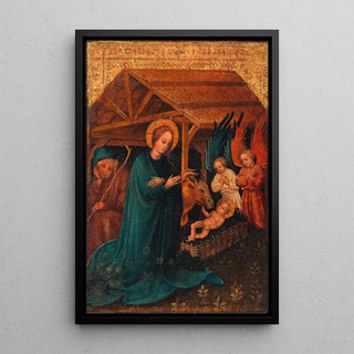 The Nativity - Anonymous — framed artwork on a wall