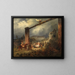 The Nudorf Line after being taken by imperial troops at the end of October 1848 - Anonymous — framed artwork on a wall