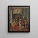 Domestic scene - Anonymous — framed artwork on a wall