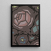 Rose of Village Dorfrose - Anonymous — framed artwork on a wall