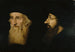Double portrait of John Wyclif and Johannes Oekolampad - Anonymous — artwork view