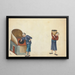 drying in kilns transporting packers - Anonymous — framed artwork on a wall