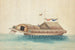 Jonque canard Les canards éclosent à bord par des fours les canards suivent toujours la jonque et reviennent à bord la nuit pour se protéger - Anonyme — artwork view