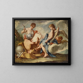 Education of Love - Anonymous — framed artwork on a wall