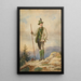Emperor Franz Joseph I of Austria in hunting costume - Anonymous — framed artwork on a wall