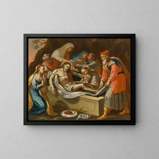 L'Enterrement du Christ - Anonymous — framed artwork on a wall