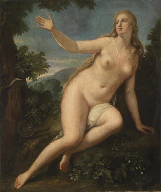 Eve and the serpent - Anonymous — artwork view
