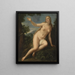 Eve and the serpent - Anonymous — framed artwork on a wall