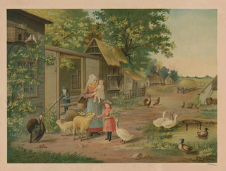 Evening at the Farm - Anonymous — artwork view