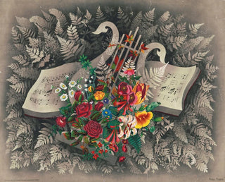 Fern Flowers - Anonymous — artwork view