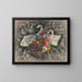 Fern Flowers - Anonymous — framed artwork on a wall