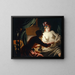 Hunting for fleas by candlelight - Anonymous — framed artwork on a wall