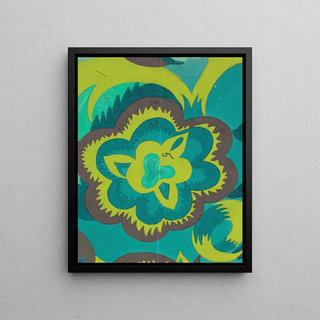 Flore - Anonymous — framed artwork on a wall