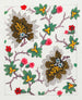Floral motif painting for printed textile I - Anonymous — artwork view